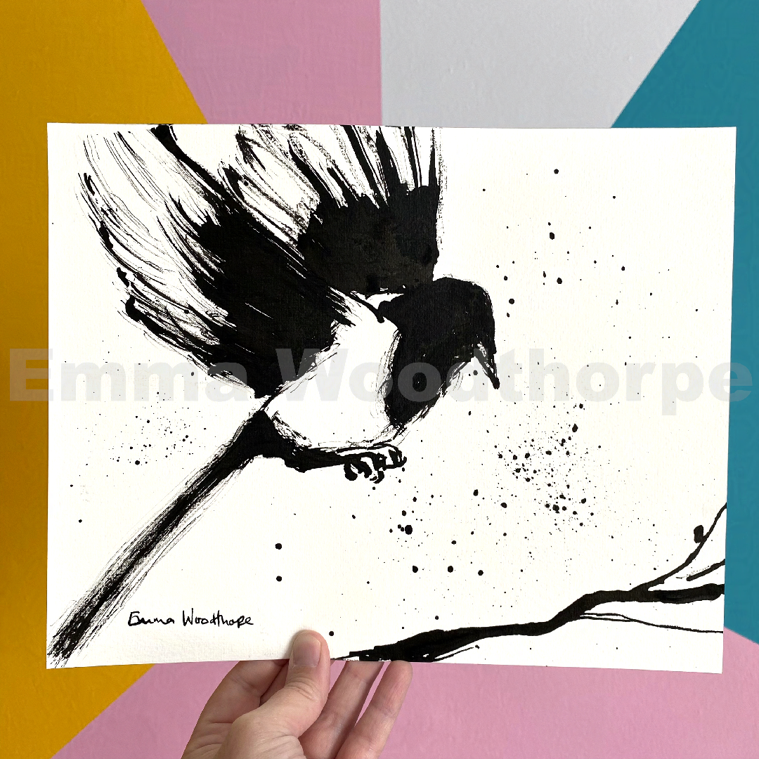 Magpie 1 Original by Emma Woodthorpe