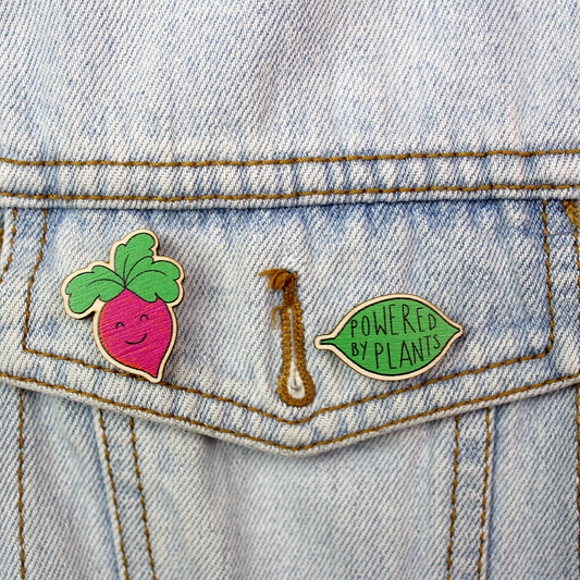 Powered by Plants: A Beautiful Wooden Pin Bundle Offer