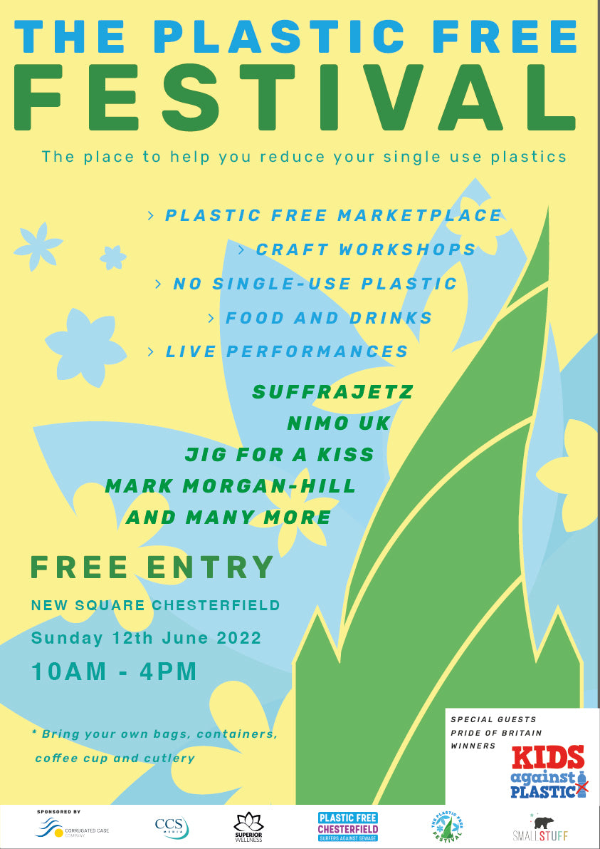 Plastic Free Festival! Sunday 12th June | Chesterfield | FREE ENTRY!