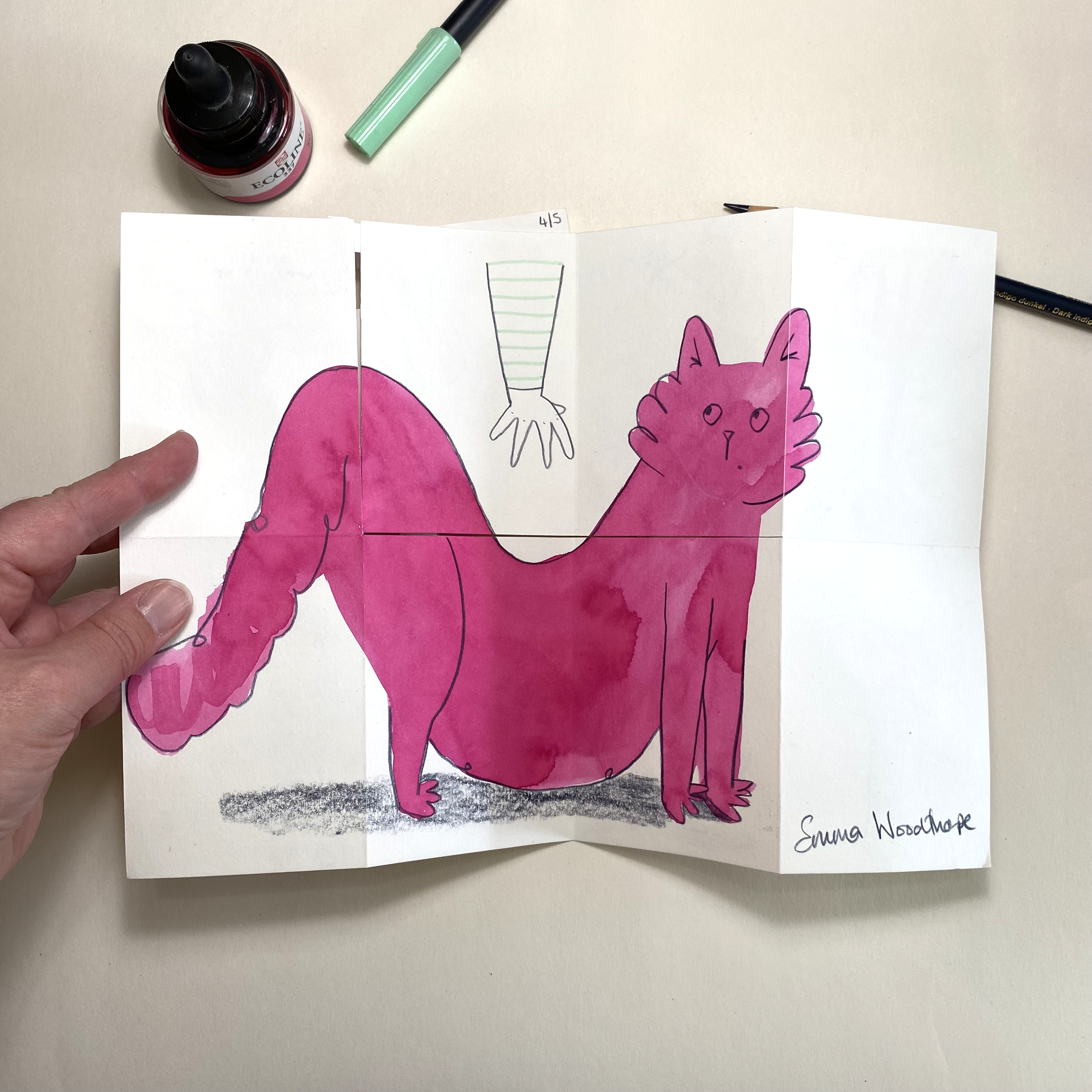 Cats Volume 1 -  A Hand-Drawn Zine by Emma Woodthorpe (issues 1-4)