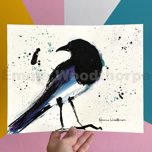 Magpie 8 Original by Emma Woodthorpe