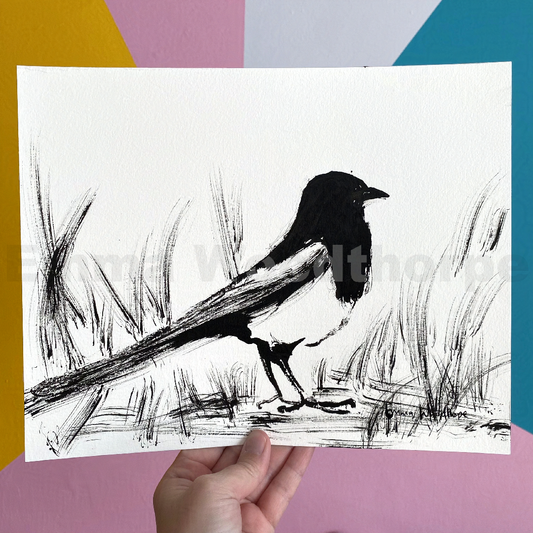 Magpie 9 Original by Emma Woodthorpe