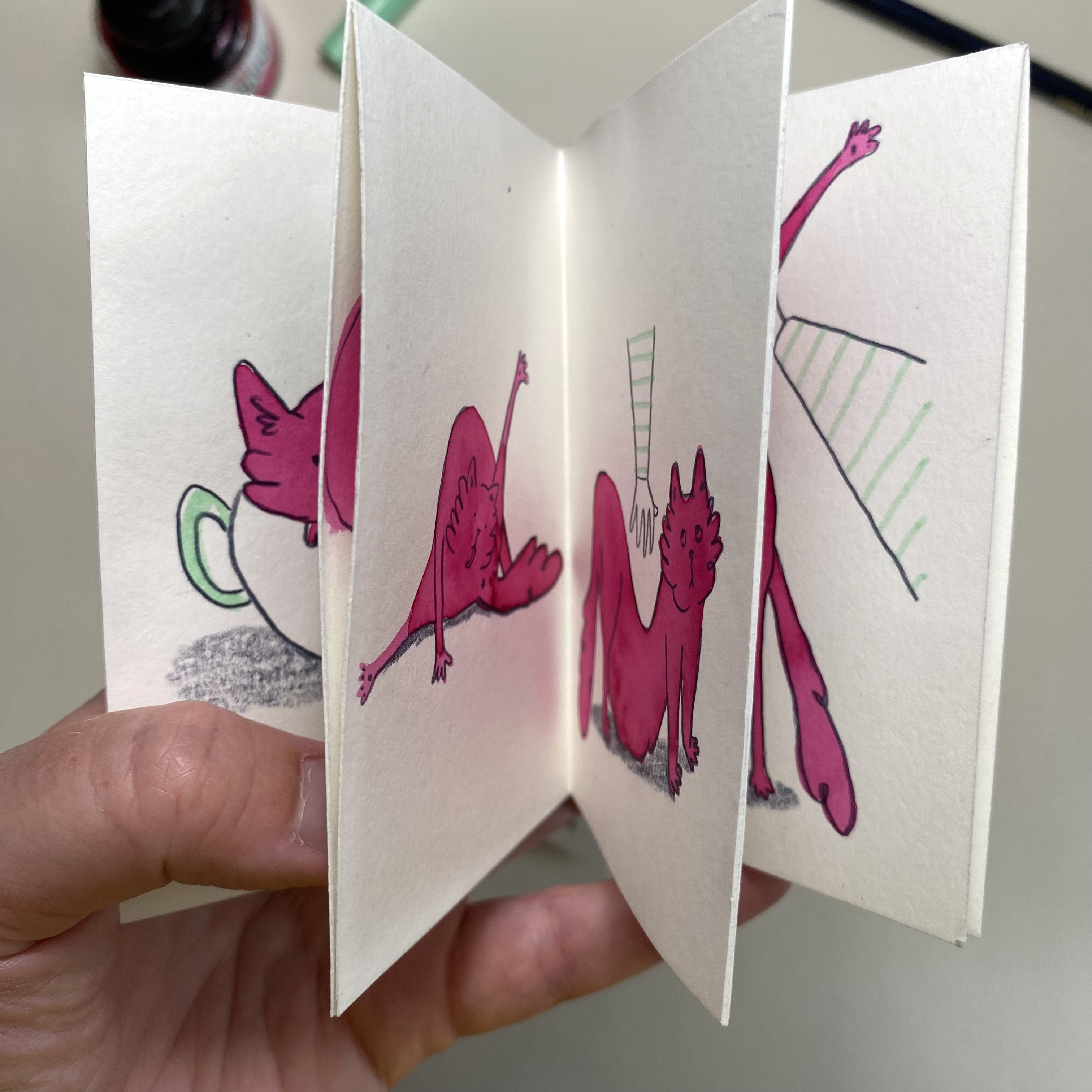 Cats Volume 1 -  A Hand-Drawn Zine by Emma Woodthorpe (Issue 5 - Bonus Format)