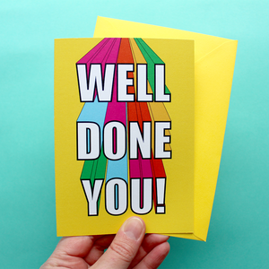 The get well card is shown with the envelope.