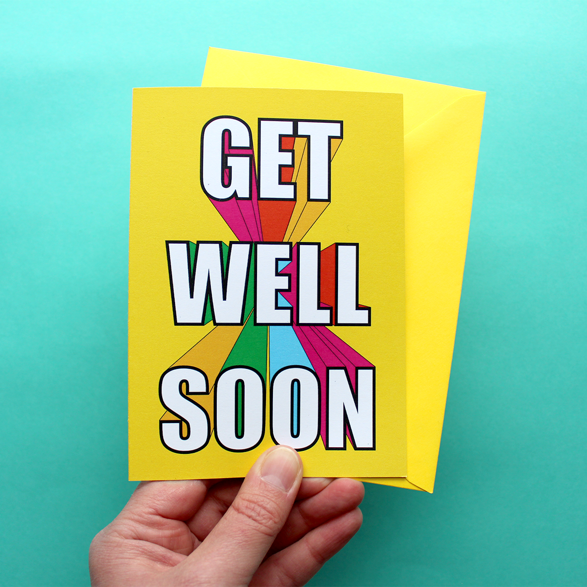 The Get Well Card is shown with an envelope.