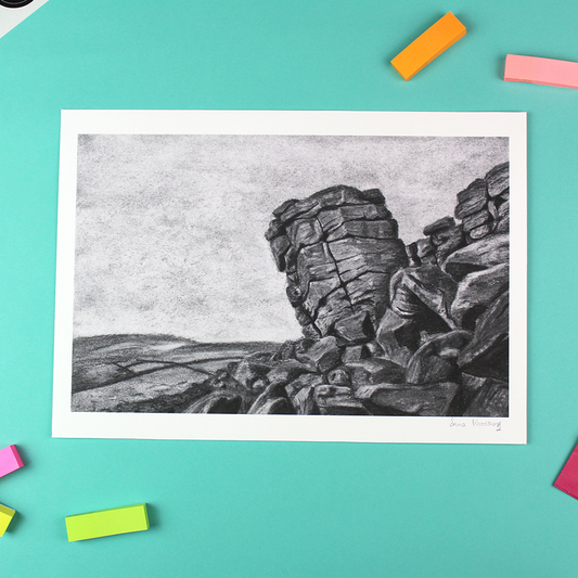 The File, Higgar Tor - Peak District Print